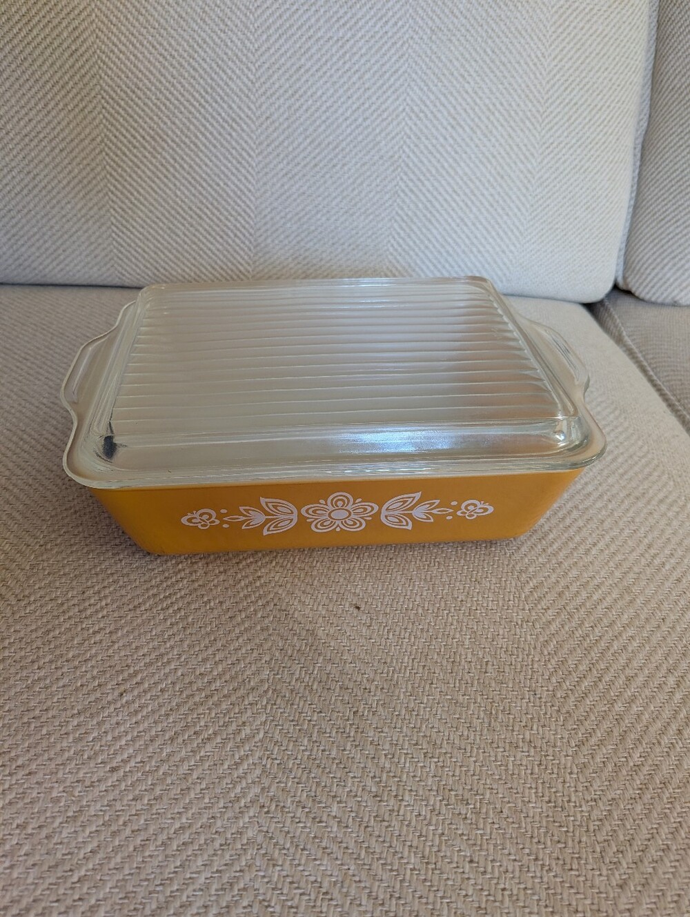 Vintage Pyrex Butterfly Dish With Lid